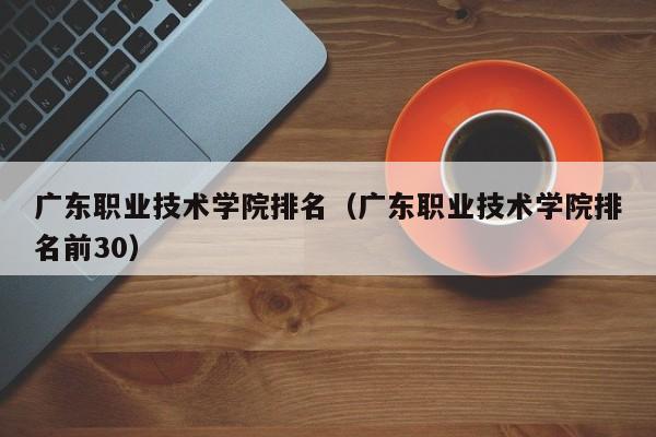 广东职业技术学院排名（广东职业技术学院排名前30）