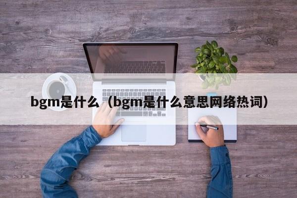 bgm是什么（bgm是什么意思网络热词）