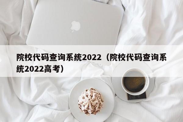 院校代码查询系统2022（院校代码查询系统2022高考）