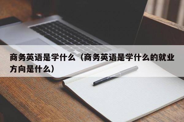 商务英语是学什么（商务英语是学什么的就业方向是什么）