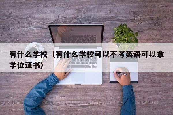 有什么学校（有什么学校可以不考英语可以拿学位证书）