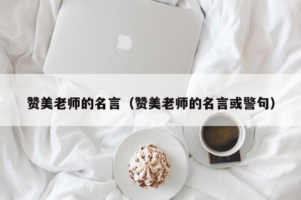 赞美老师的名言（赞美老师的名言或警句）