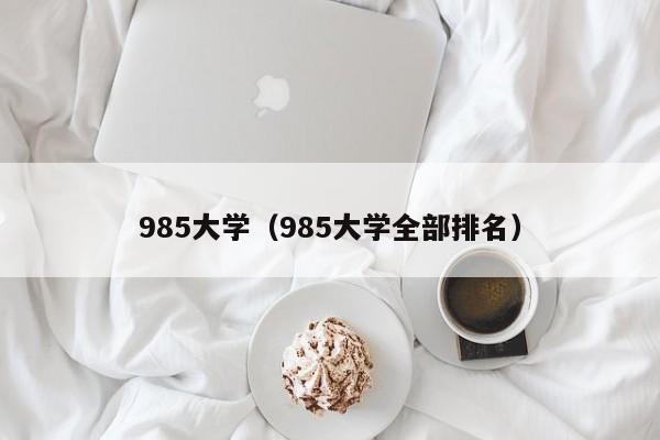 985大学（985大学全部排名）