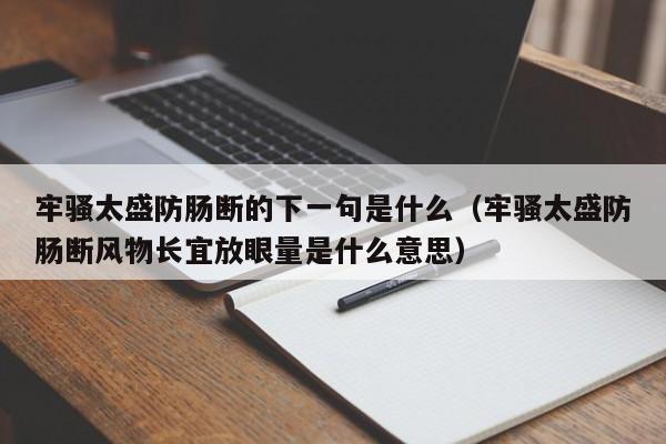 牢骚太盛防肠断的下一句是什么（牢骚太盛防肠断风物长宜放眼量是什么意思）