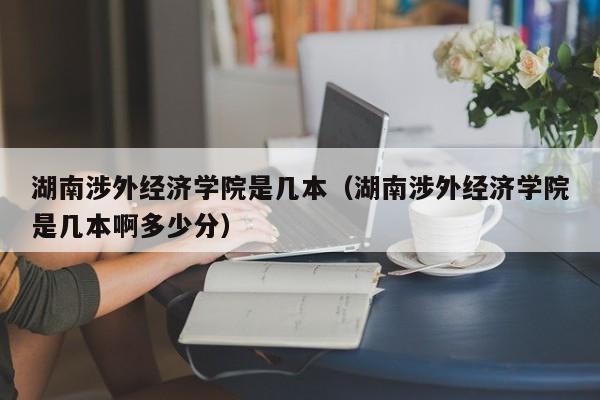 湖南涉外经济学院是几本（湖南涉外经济学院是几本啊多少分）