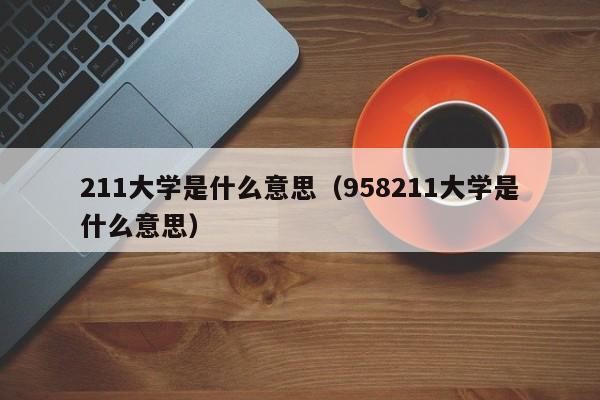 211大学是什么意思（958211大学是什么意思）