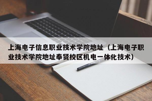 上海电子信息职业技术学院地址（上海电子职业技术学院地址奉贤校区机电一体化技术）