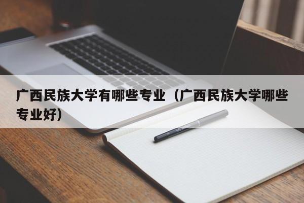 广西民族大学有哪些专业（广西民族大学哪些专业好）