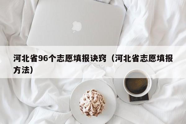 河北省96个志愿填报诀窍（河北省志愿填报方法）