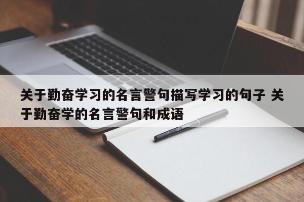 关于勤奋学习的名言警句描写学习的句子 关于勤奋学的名言警句和成语